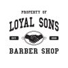 Property of Loyal Sons Barbershop Detail