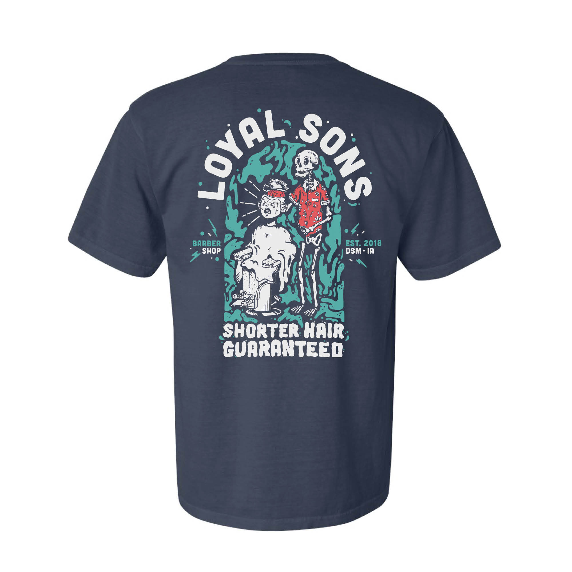 Shorter Hair Guaranteed Loyal Sons Barber Shop Shirt